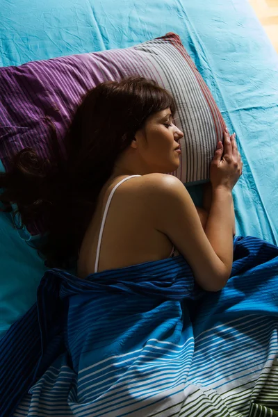 Wanita tidur yang cantik — Stok Foto