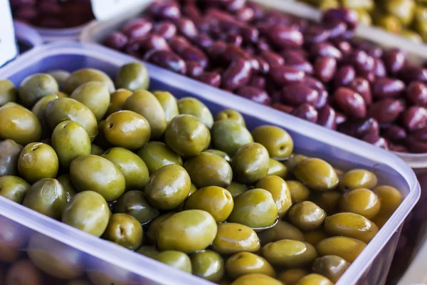 Green Olive Healthy Food — Stock Photo, Image