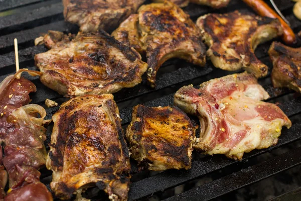 Grilled Meat Barbecue — Stock Photo, Image
