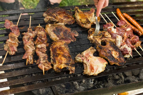 Grilled Meat Barbecue — Stock Photo, Image