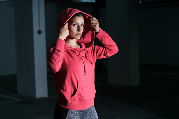 Sportowy wykonując dama fitness Active — Zdjęcie stockowe