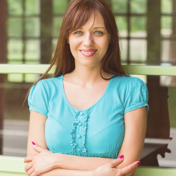 Happy Beautiful Carefree Young Woman — Stock Photo, Image