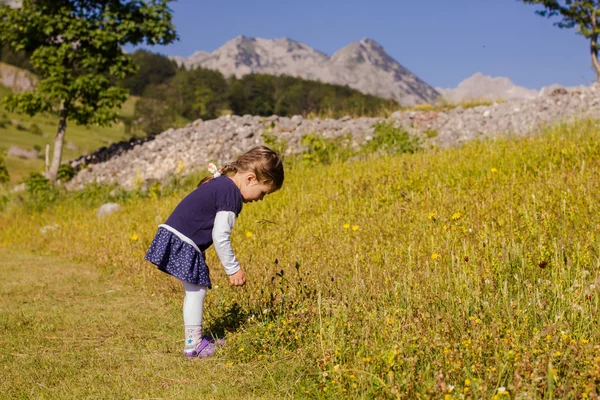 L'infanzia nella natura — Foto Stock