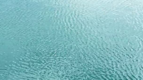 Water surface with ripples — Stock Video