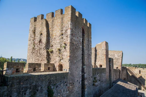 Smederevo Fortress Medieval Fortified City Located Right Bank Danube River — Stock Photo, Image