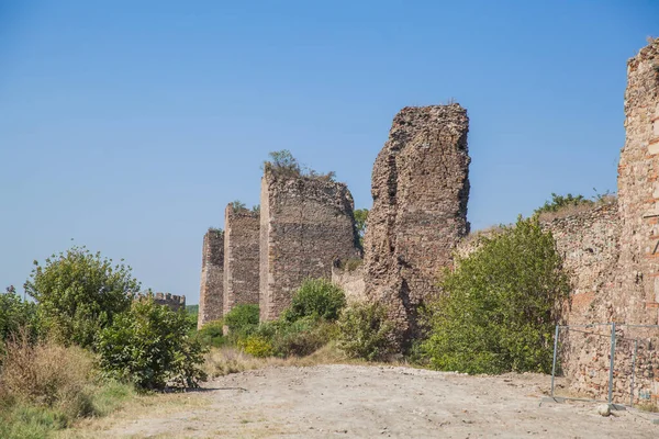 Forteresse Smederevo Ville Fortifiée Médiévale Situé Sur Rive Droite Danube — Photo