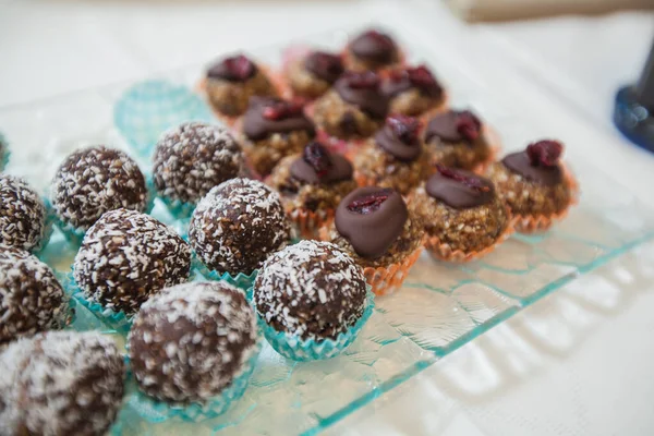 Healthy sweets food, Raw vegans balls, handmade food, energy balls , sugar free