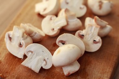 Taze Champignon dilimlenmiş