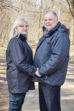 Mutlu yaşlı üst düzey Romantik Çift