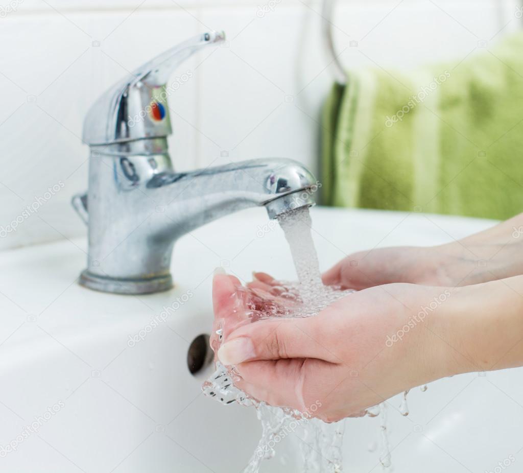 Washing Hands — Stock Photo © MitaStockImages 68856689