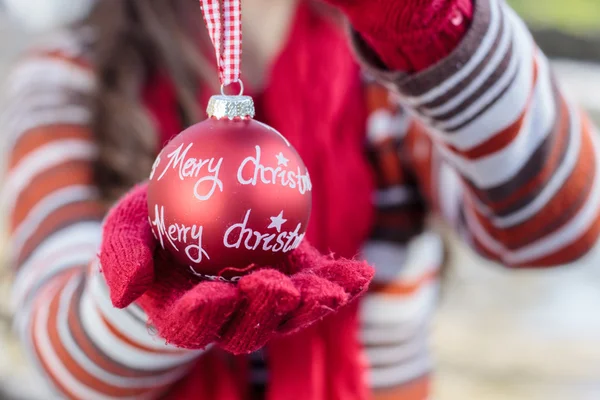 Kerstmis decoratie bal — Stockfoto