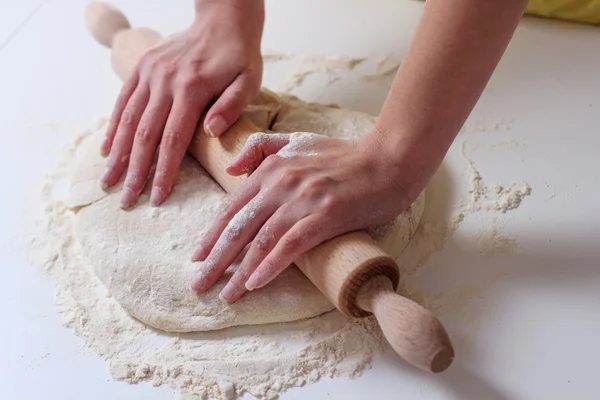 Making Dough — Stock Photo, Image