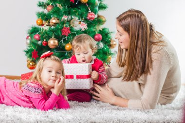 Noel mutlu aile açık tatil hediyesi 