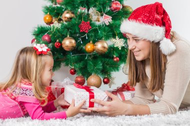 Noel mutlu aile açık tatil hediyesi 