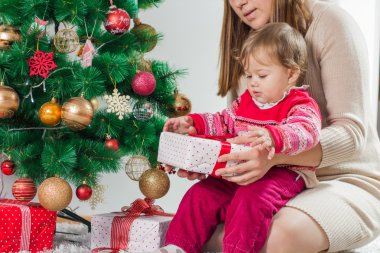 Noel mutlu aile açık tatil hediyesi 