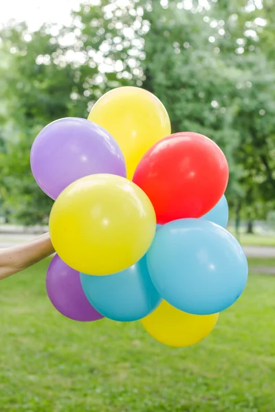 Färgglada ballonger — Stockfoto