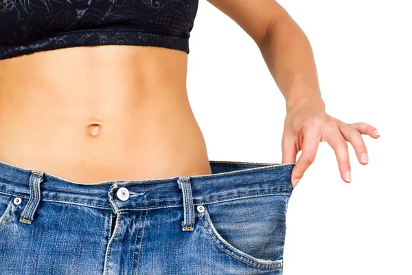 Slim vita dimagrante corpo dieta di successo — Foto Stock