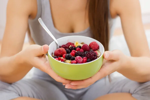 Healthy Food Cereal Muesli For Breakfast — Stock Photo, Image