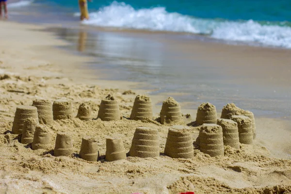 Verão diversão criativa na praia — Fotografia de Stock