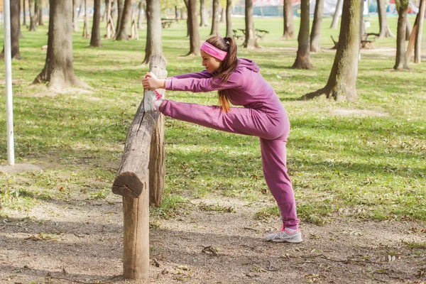 Fit Woman Practicando — Foto de Stock