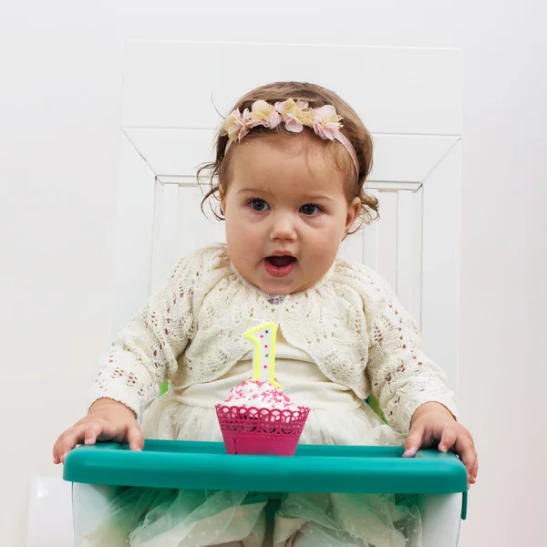 Celebrating First Birthday — Stock Photo, Image