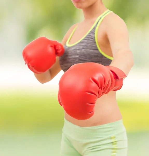 Fitness schlank sportlich Frauenkörper — Stockfoto