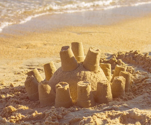 Zomer creatief plezier op strand — Stockfoto