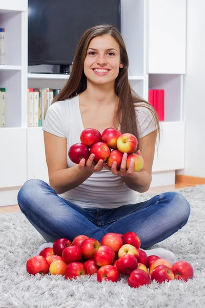 Manzanas saludables — Foto de Stock