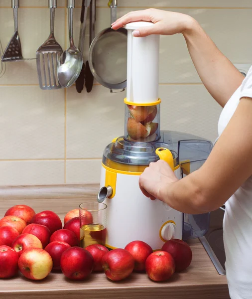 Succo di mela sano — Foto Stock