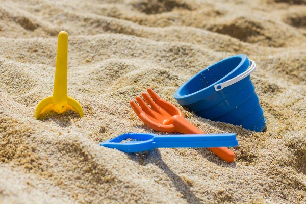 Letní dětské plážové hračky — Stock fotografie