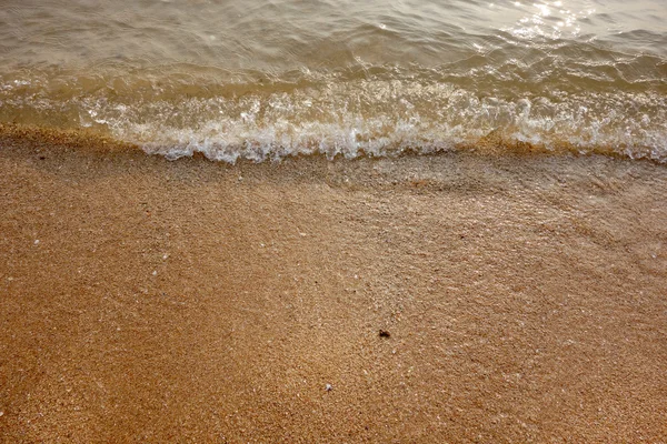 Zand en kleine Golf — Stockfoto