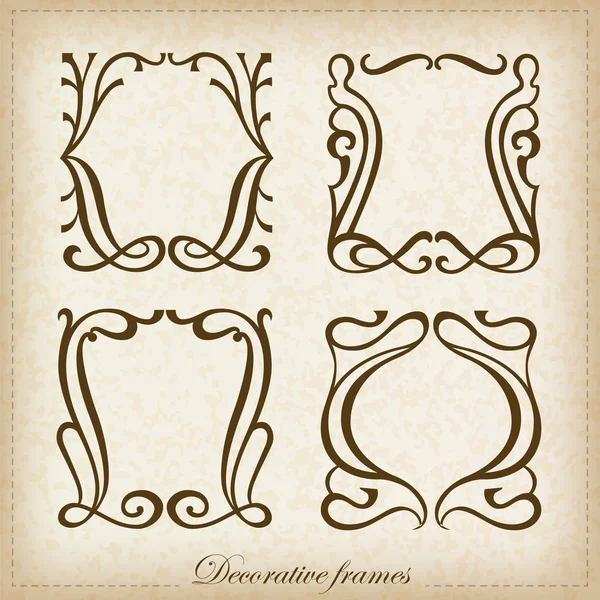 Cornice calligrafica . — Vettoriale Stock