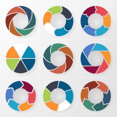 vektör infographics set.