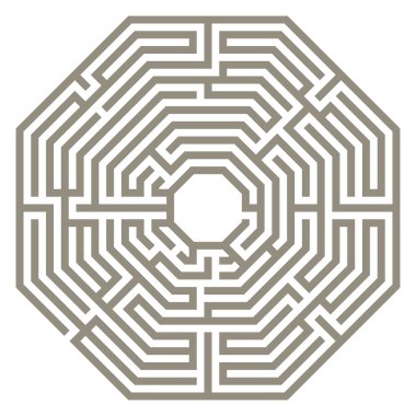 Vektör basit labirent