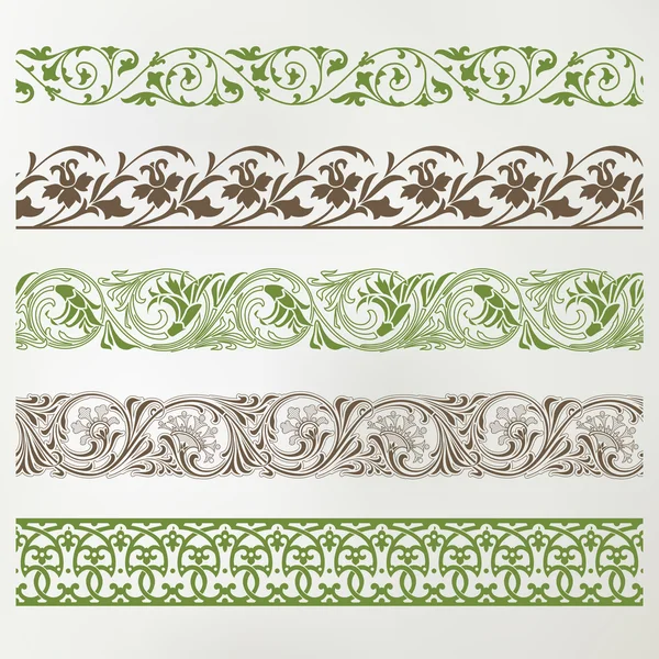 Decorative seamless border — Stock Vector