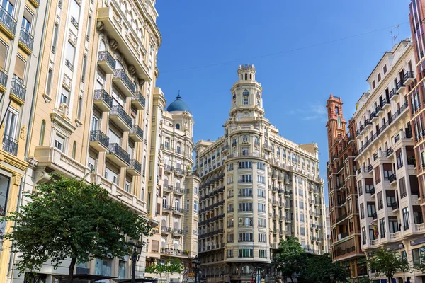 Historiska byggnader i Valencia, Spanien — Stockfoto