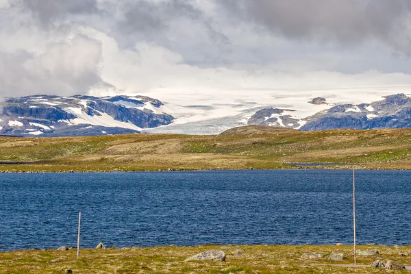 Hardangerjokulen 在何苔原高原冰川 — 图库照片