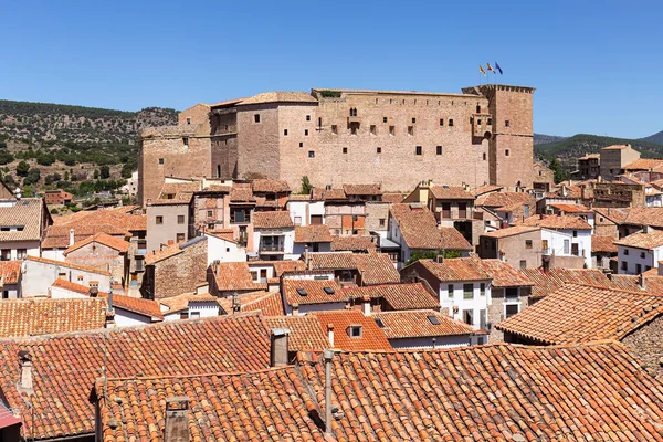 Вид Mora Rubielos Teruel Spain — стокове фото