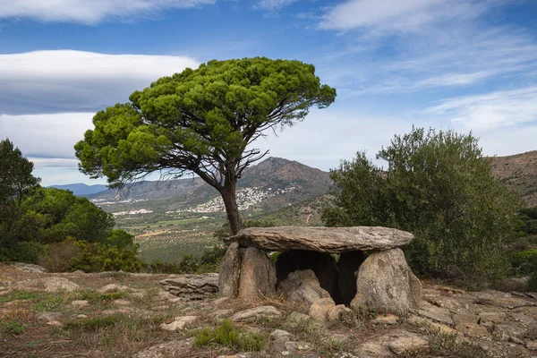 Llit Generala Dolmen Megalithic Tomb Roses Alt Empodra Catalonia — Stock Photo, Image