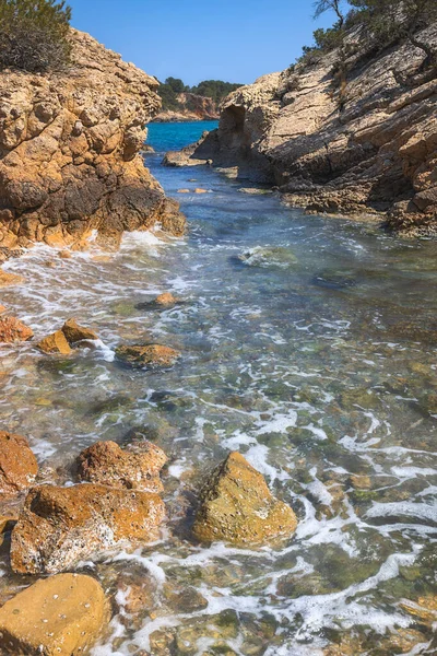Havslandskap Ametlla Mar Costa Daurada Katalonien — Stockfoto