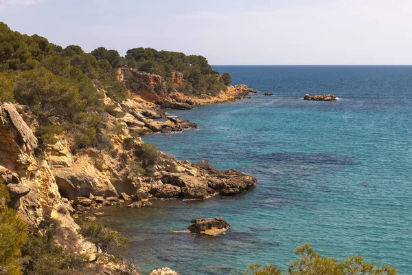 カタルーニャ州アメッラ マルの海岸線 — ストック写真