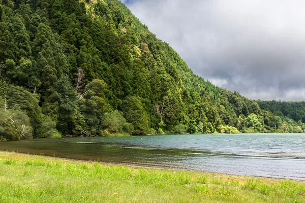 Furnas Lake v Sao Miguel, Azorské ostrovy — Stock fotografie