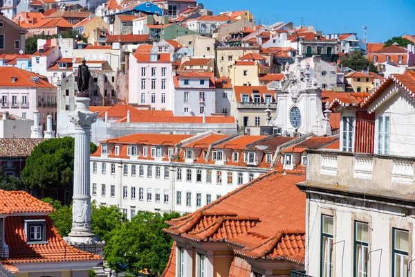 Вид на исторический город Лиссабона, Португалия — стоковое фото