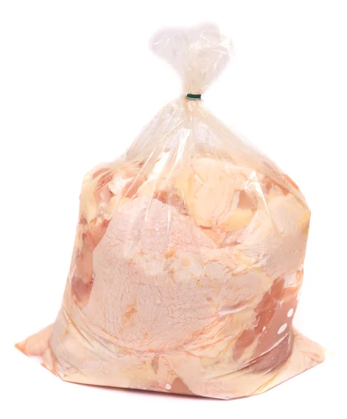 Chicken meat on white — Stock Photo, Image