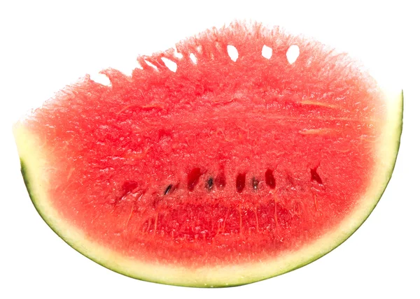 Vattenmelon på vit — Stockfoto