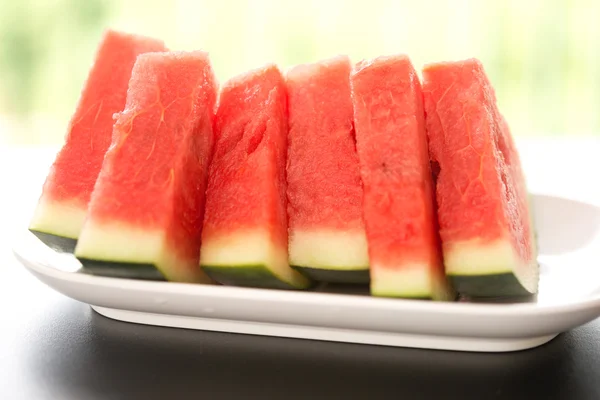 Watermelon on white — Stock Photo, Image