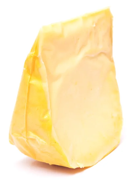Сир на білому — стокове фото