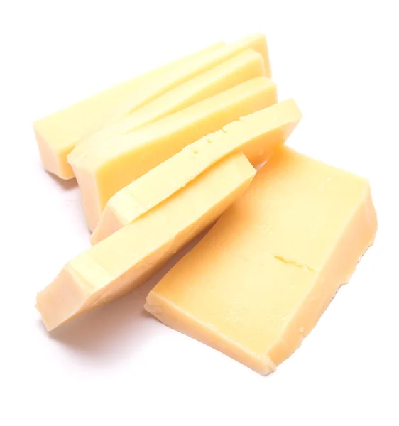 Cheese on white — Stock Photo, Image