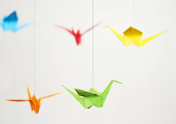 Oiseaux de grue origami — Photo