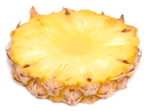 Ripe pineapple on white — Stock Photo, Image